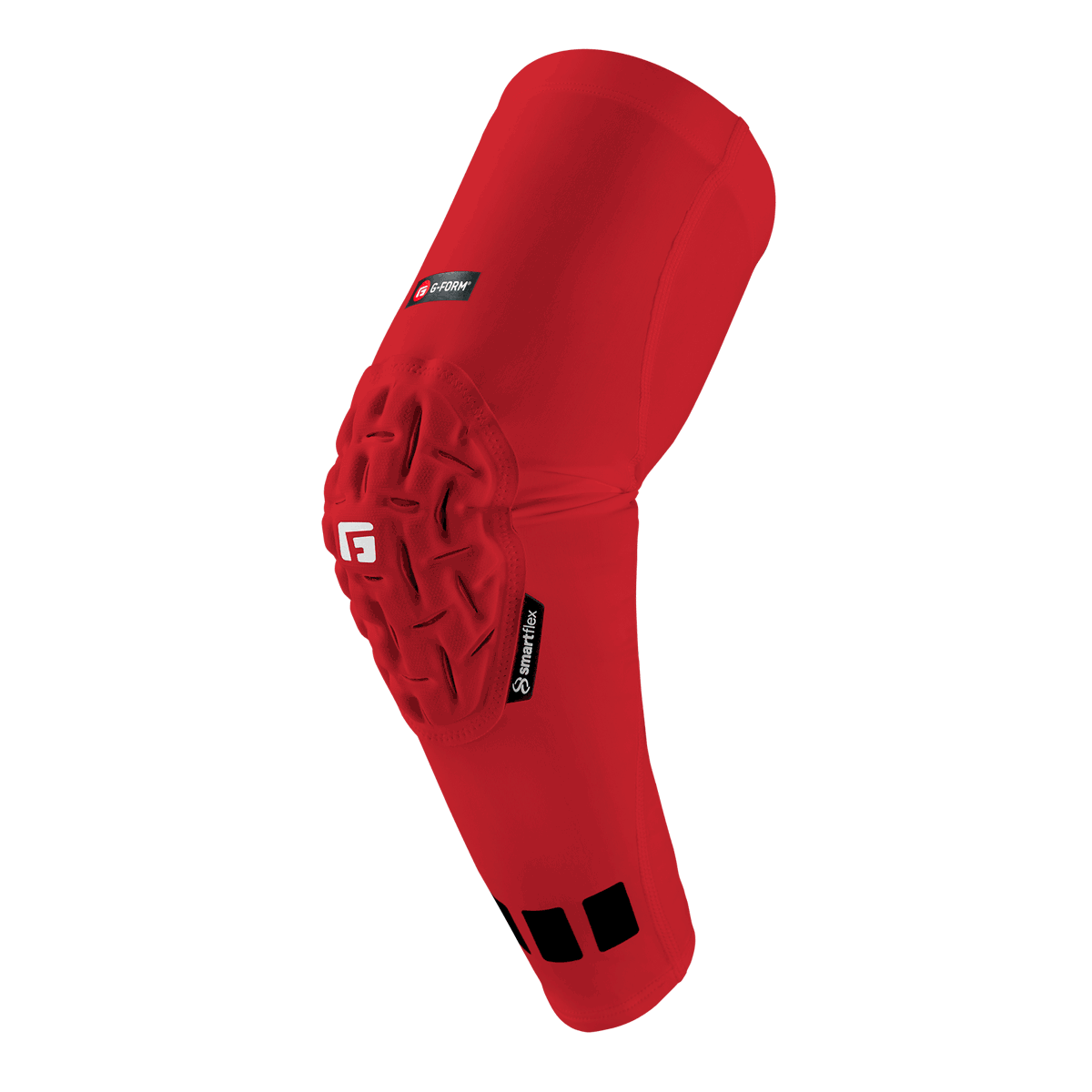 Padded Compression Basketball Arm Sleeve - Red