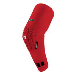 Padded Compression Basketball Arm Sleeve - Red
