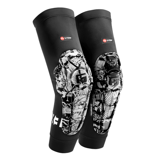 Pro-X3 Youth Adult Elbow Guards Knee Pads Mountain BIking Ski Snowboard, Elbow protection and compression sleeve