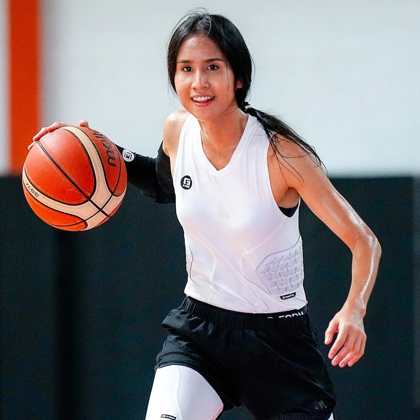 Padded Basketball Compression Shirt