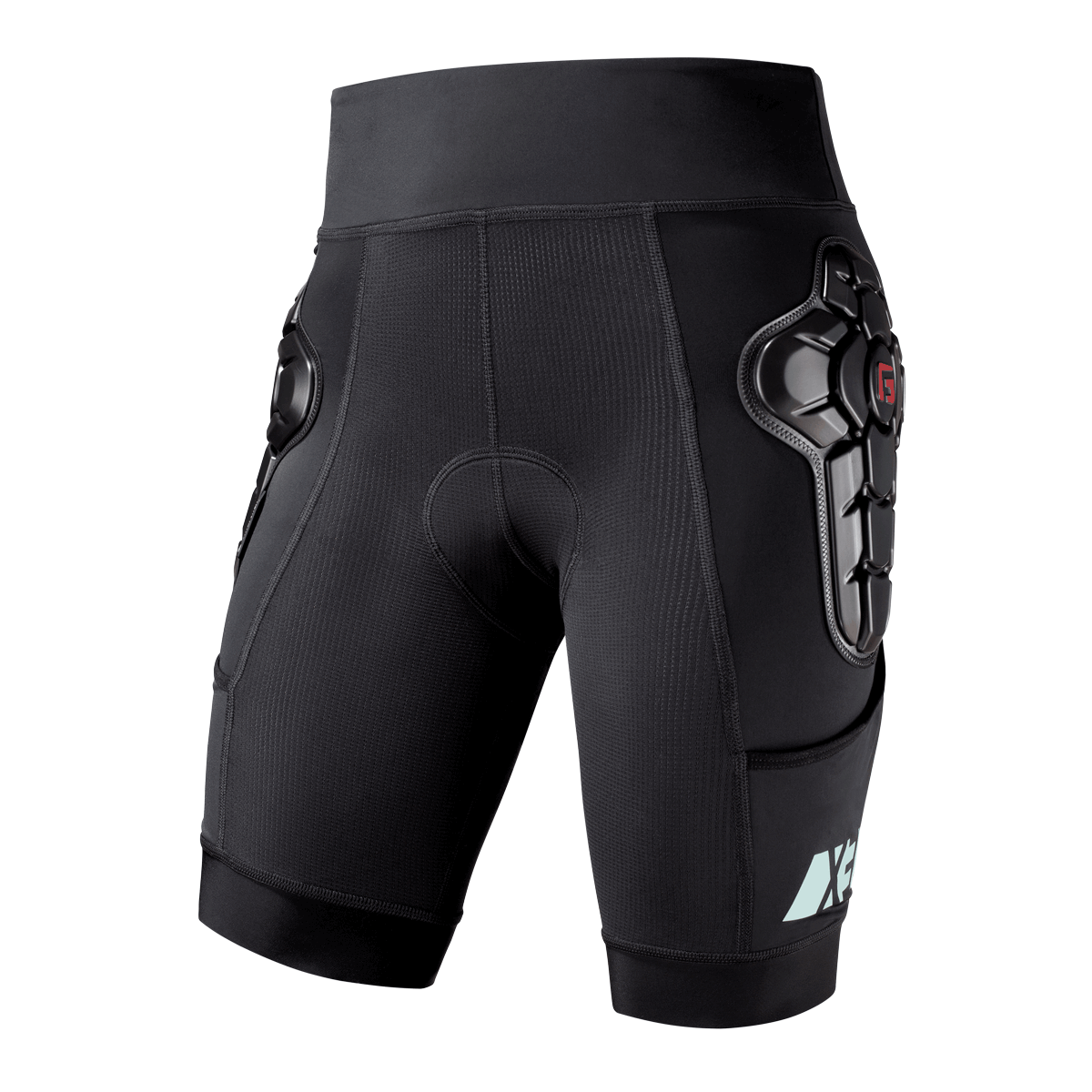 Pro-X3 Youth Adult Women Compression Padded shorts Liner Mountain Biking Ski Snowboard, protection and compression shorts 