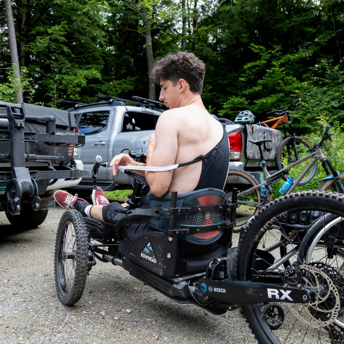 Adaptive Riding Bib