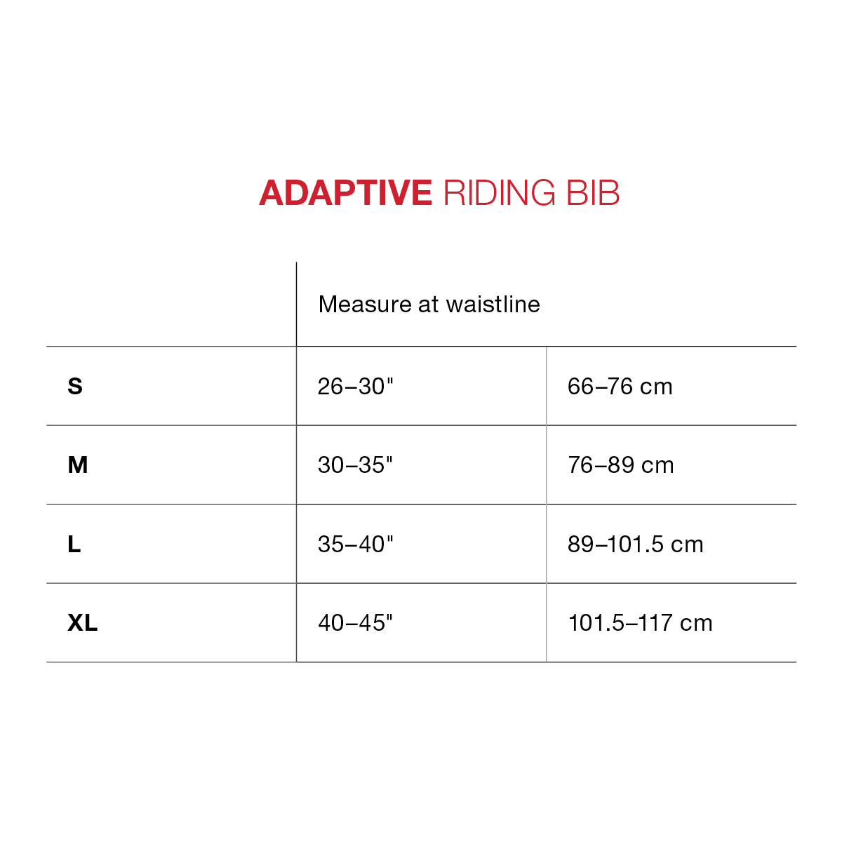 Adaptive Riding Bib