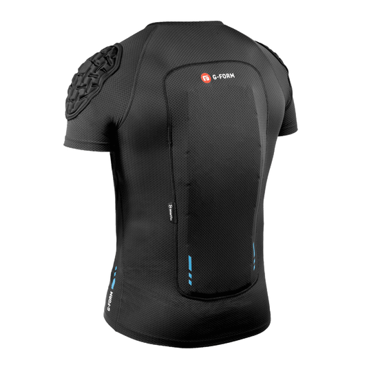 Adult MX360 Moto Impact Shirt Spine Back Protection Chest Shoulder Back pads Youth zip up heavy duty machine washable shirt