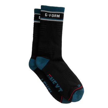G-Form Mid-Calf Mountain Bike Socks with Ankle and Shin Protection