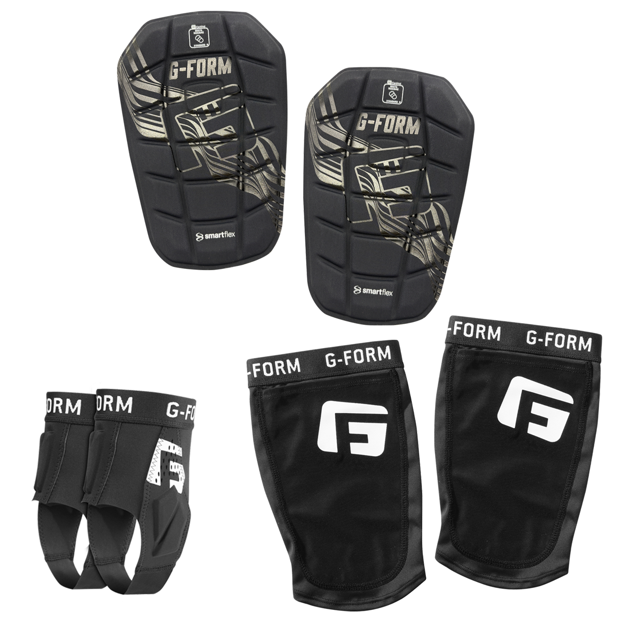 Blade Soccer Bundle: Shin + Retention Sleeve + Ankle (Adult)