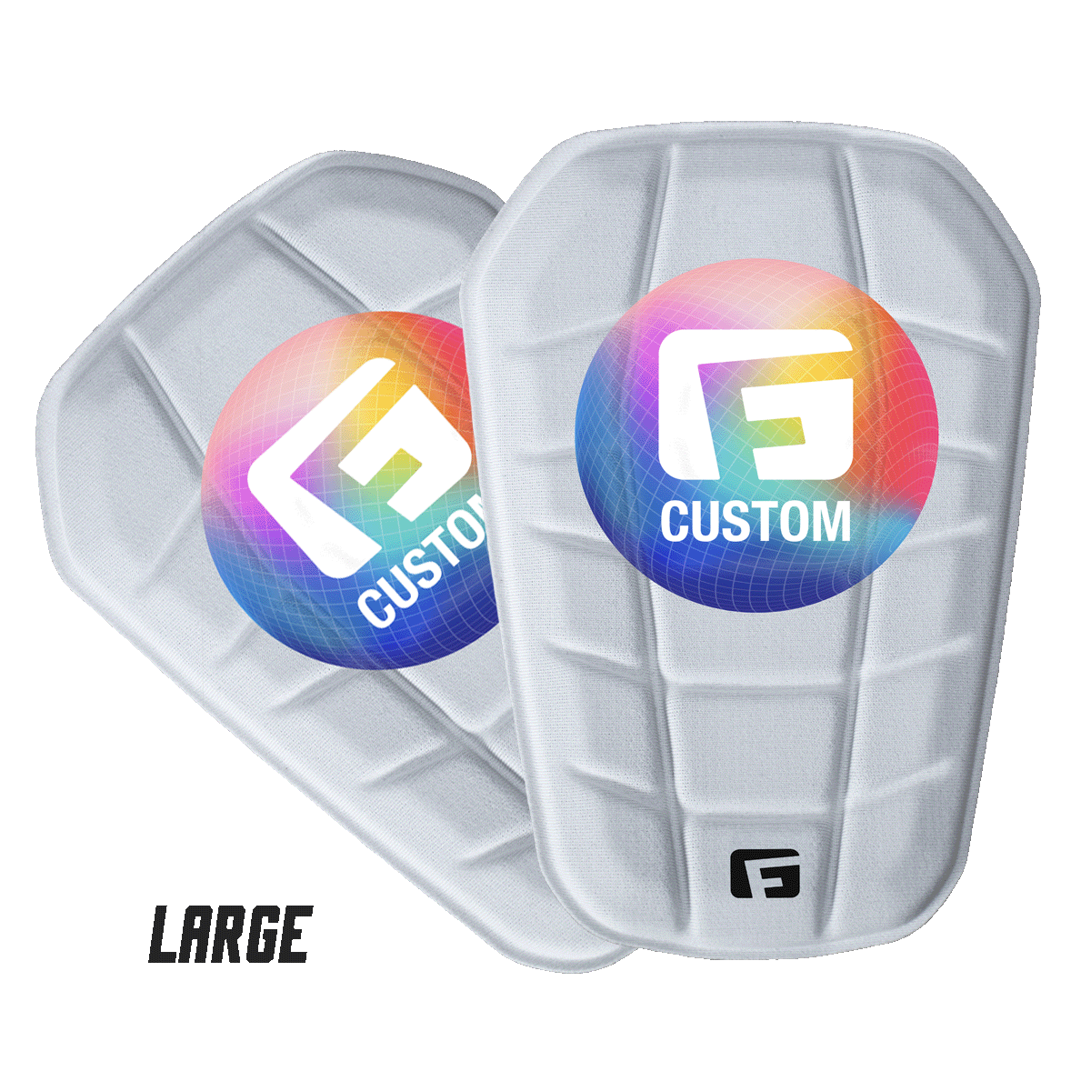 Custom Blade Soccer Shin Guard - Large