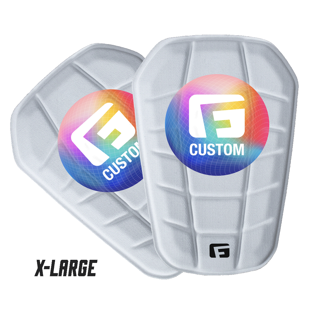 Custom Blade Soccer Shin Guard - X-Large