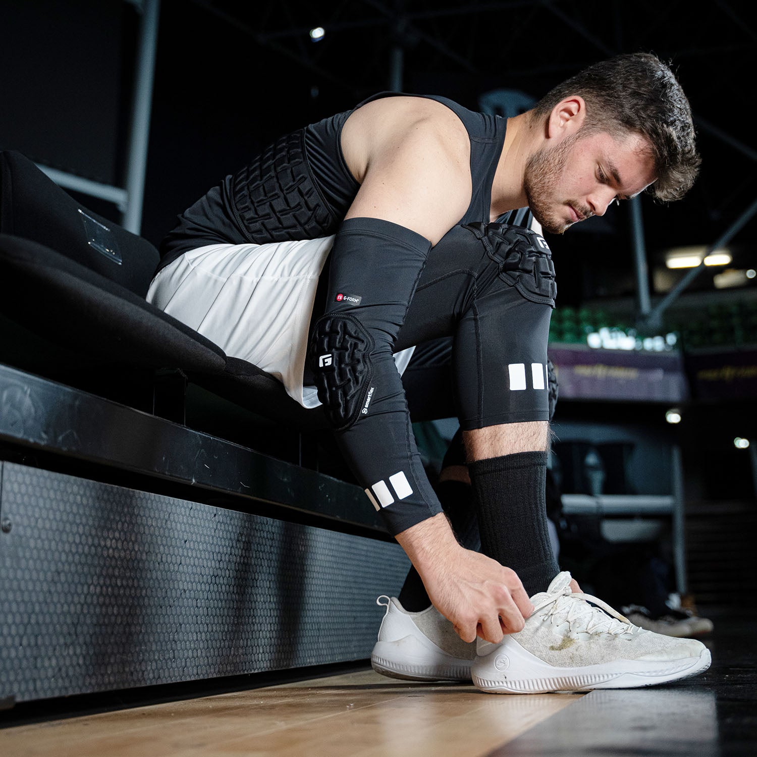 Padded Compression Basketball Arm Sleeve