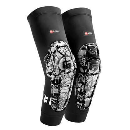 Pro-X3 Youth Adult Elbow Guards Knee Pads Mountain BIking Ski Snowboard, Elbow protection and compression sleeve