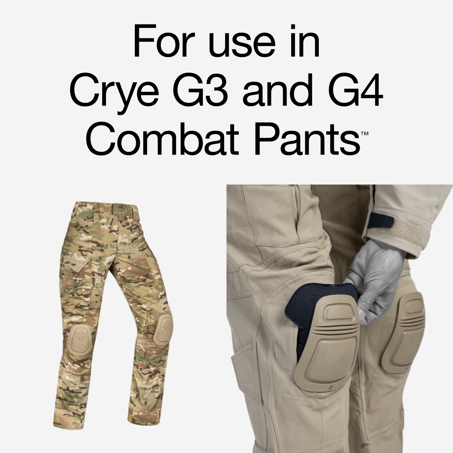 Military Army Knee Guards Elbow Guard Inserts for Crye Combat Pants