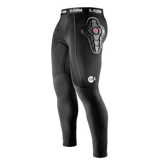 Soccer Goalie Goalkeeper Protective Padded Shorts and Pants Thermal Compression