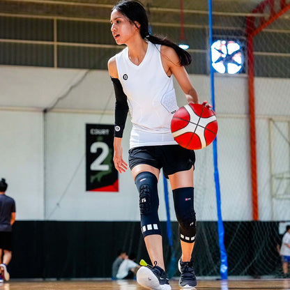 Pro Padded Basketball Compression Knee Sleeves