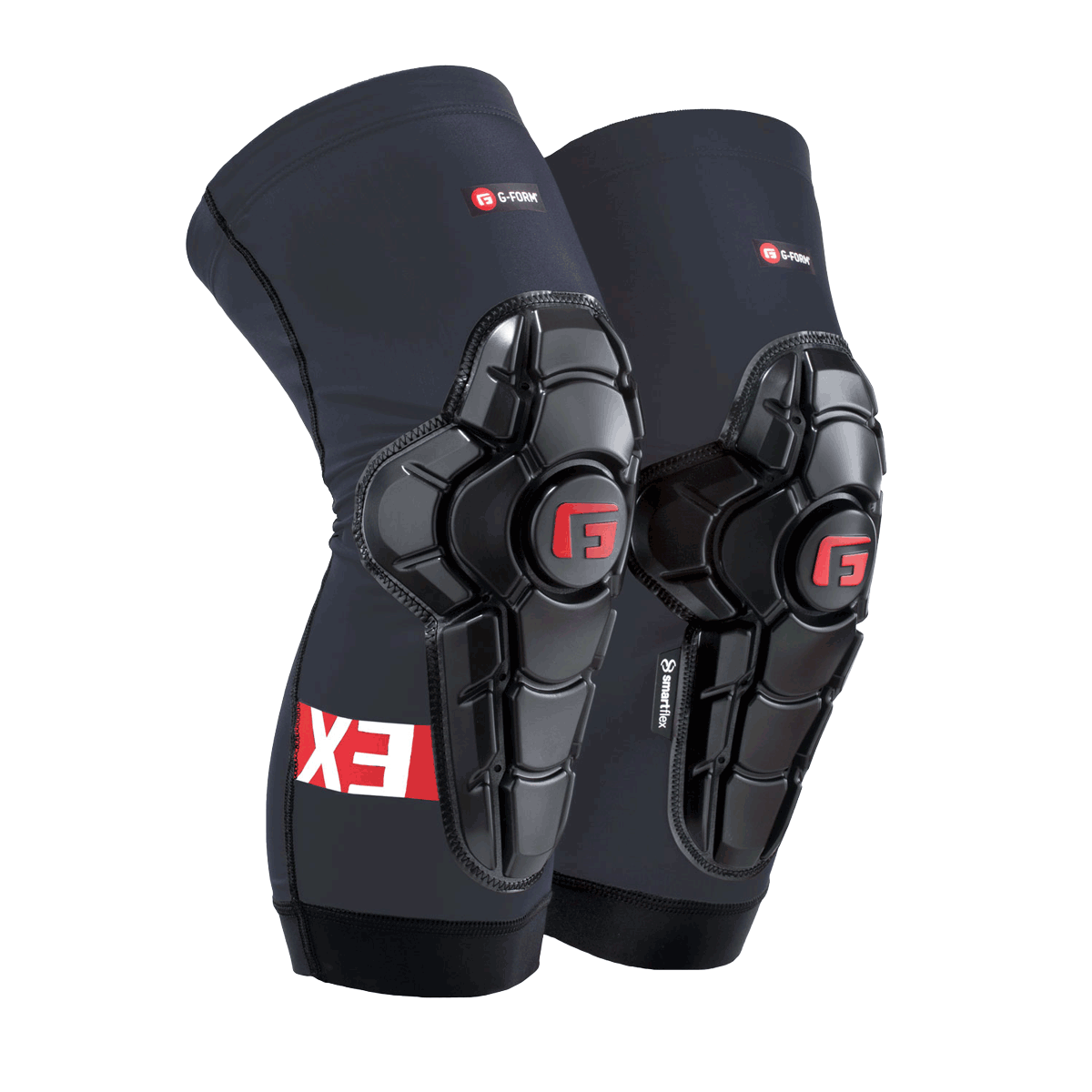 Youth Pro-X3 Knee Guards - Gray