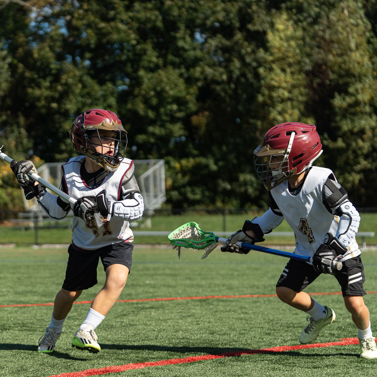 Youth Lacrosse Arm Guard GFX800 Should Liner Chest Protection NOCSAE Commotio Cordis Certified Tucker Dordevic Product Image