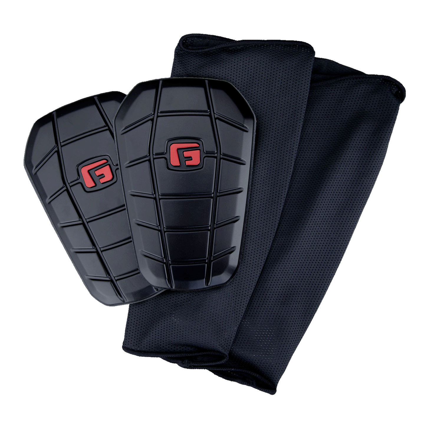 Soccer Blade NOCSAE Shin Guards Slip in light weight flexible stay in place no sleeve soccer