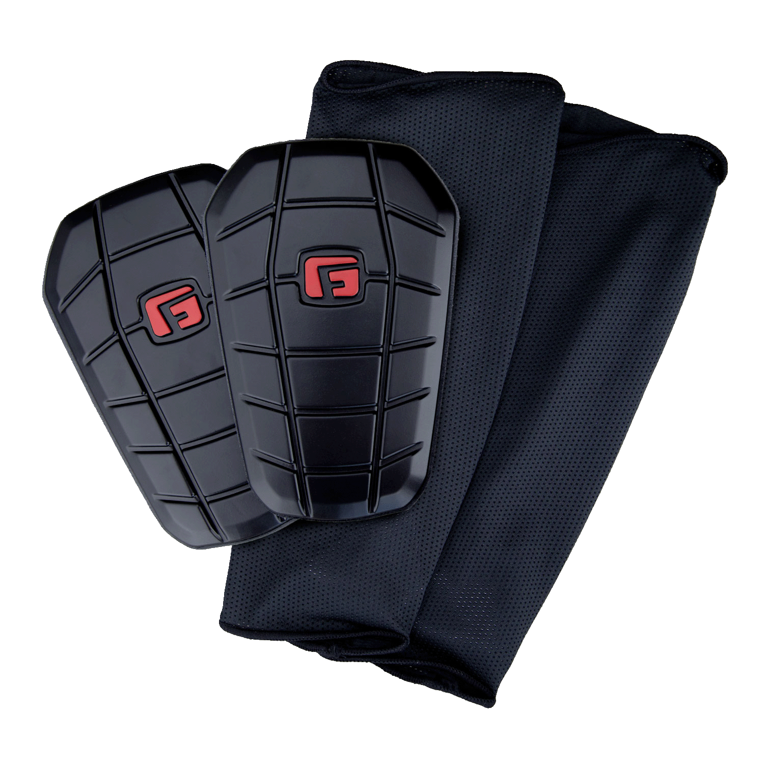 Soccer Blade NOCSAE Shin Guards Slip in light weight flexible stay in place no sleeve soccer