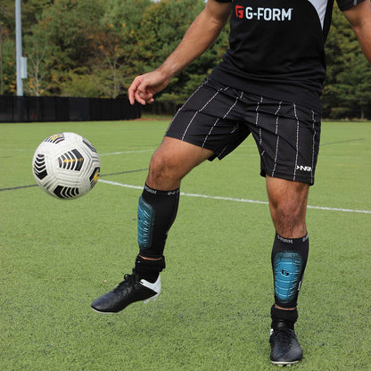 Elite 2 Shin Guard Soccer Premium Shin Pads Black Sleek Football Flexible Machine Washable Shin Pads Lightweight Adult