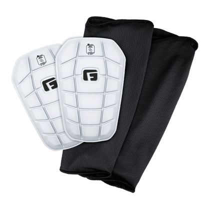 Soccer Blade NOCSAE Shin Guards Slip in light weight flexible stay in place no sleeve soccer
