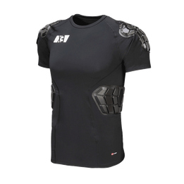 Youth long sleeve padded top compression shirt