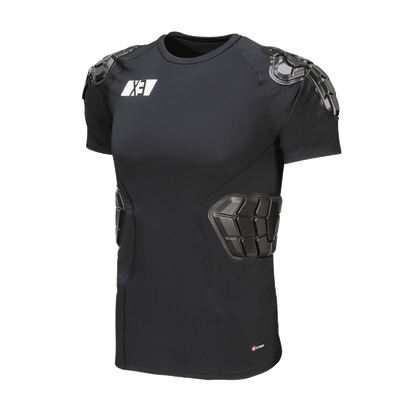 Pro-X3 Youth Adult Women Compression Padded Shirt Mountain Biking Ski Snowboard, Elbow protection and compression Shirt