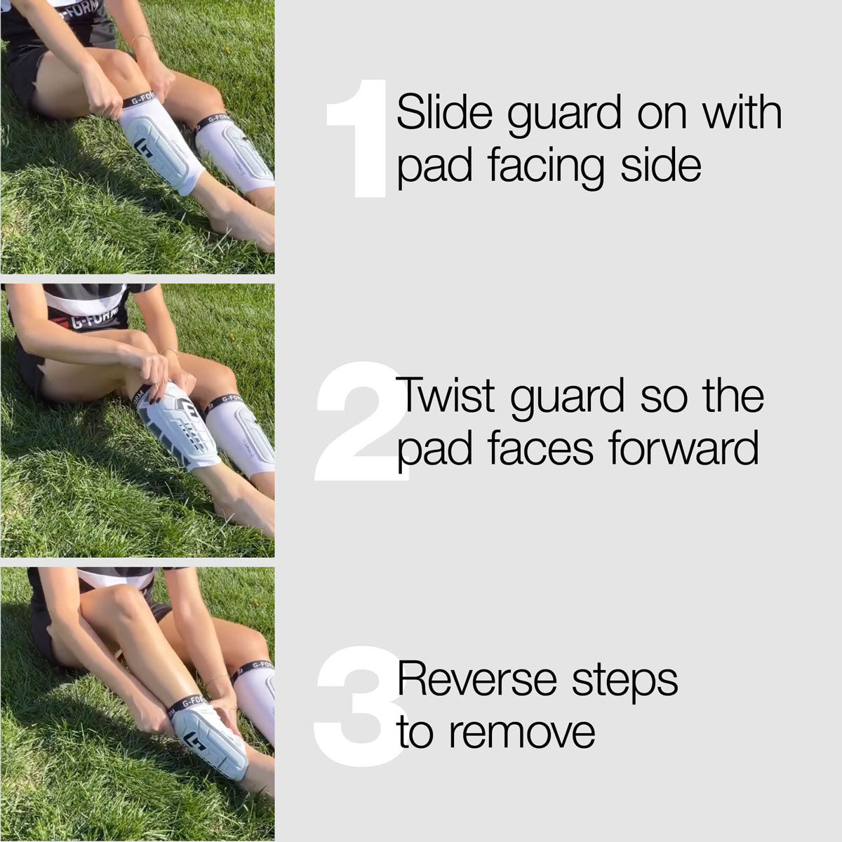 Soccer Shin Guards How to Wear take on and off Flexible Machine Washable lightweight Protection Shin Pad features