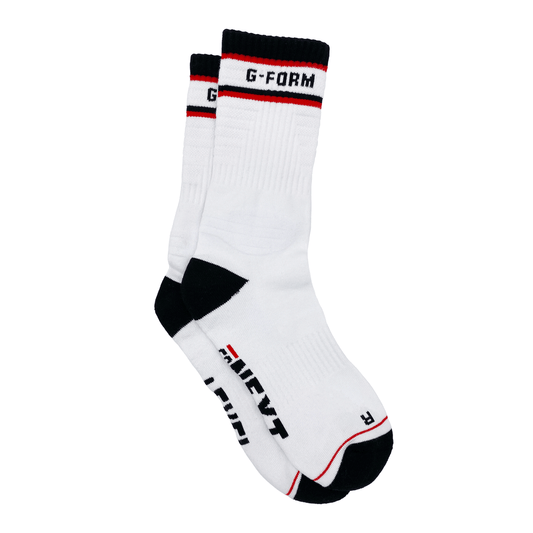 G-Form Mid-Calf Mountain Bike Socks with Ankle and Shin Protection