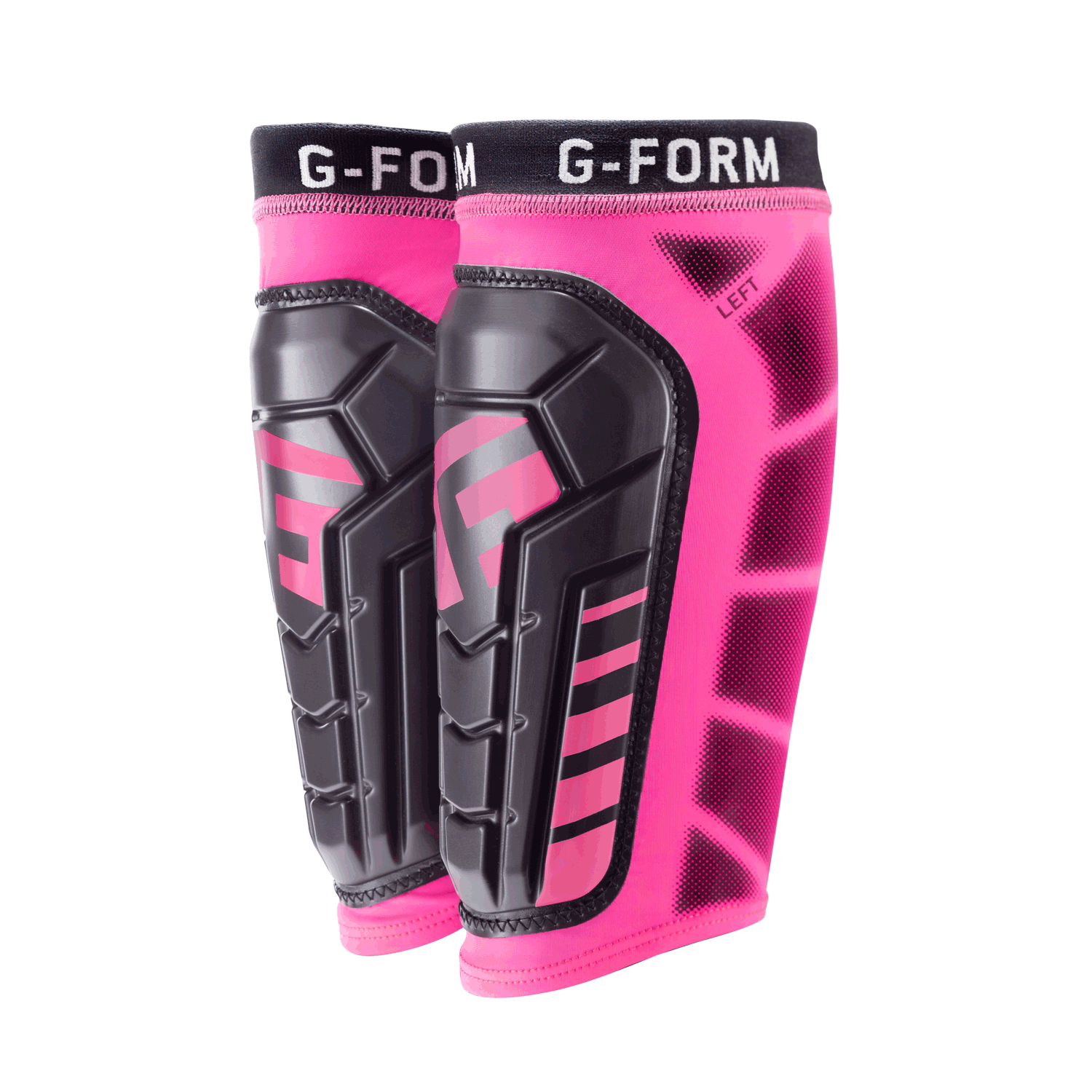 Pro-S Vento Soccer Shin Guard - Neon Pink