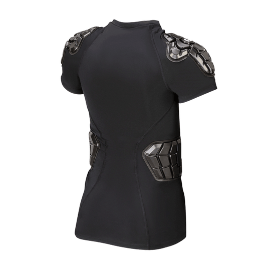 Pro-X3 Youth Adult Women Compression Padded Shirt Mountain Biking Ski Snowboard, Elbow protection and compression Shirt