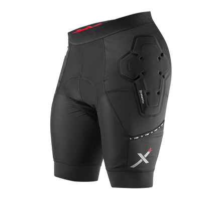 red cycling products mountainbike shorts herren schwarz X4 MTB Liner Shorts with Chamois (Men's)-Mountain Bike Guards and Protective Gear