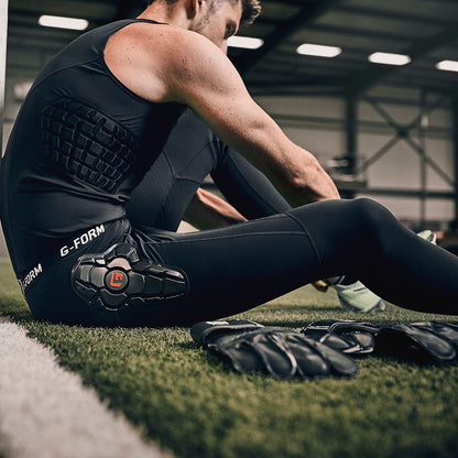 Soccer Goalie Goalkeeper Protective Padded Shorts and Pants Thermal Compression