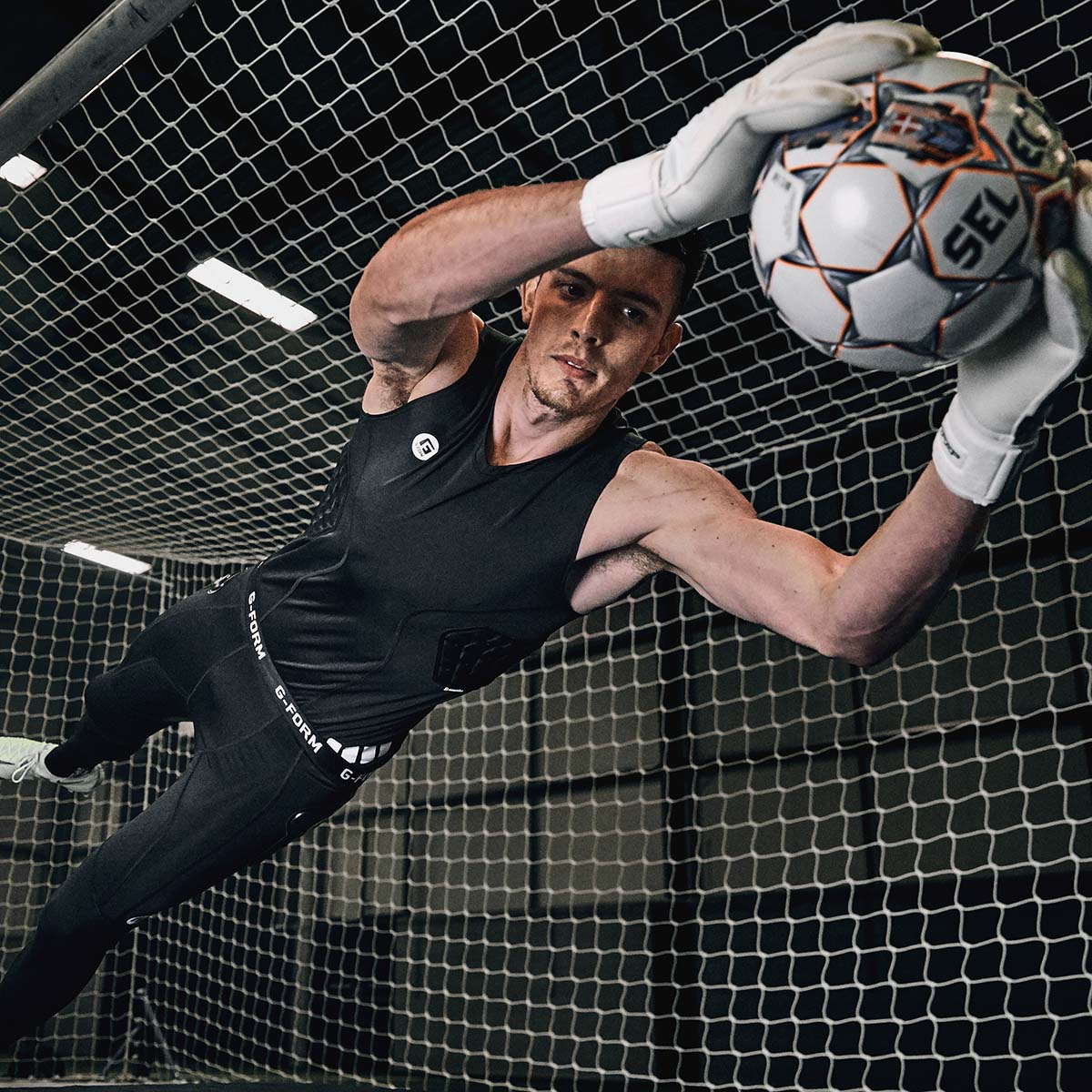 Soccer Goalie Goalkeeper Protective Padded Shorts and Pants Thermal Compression