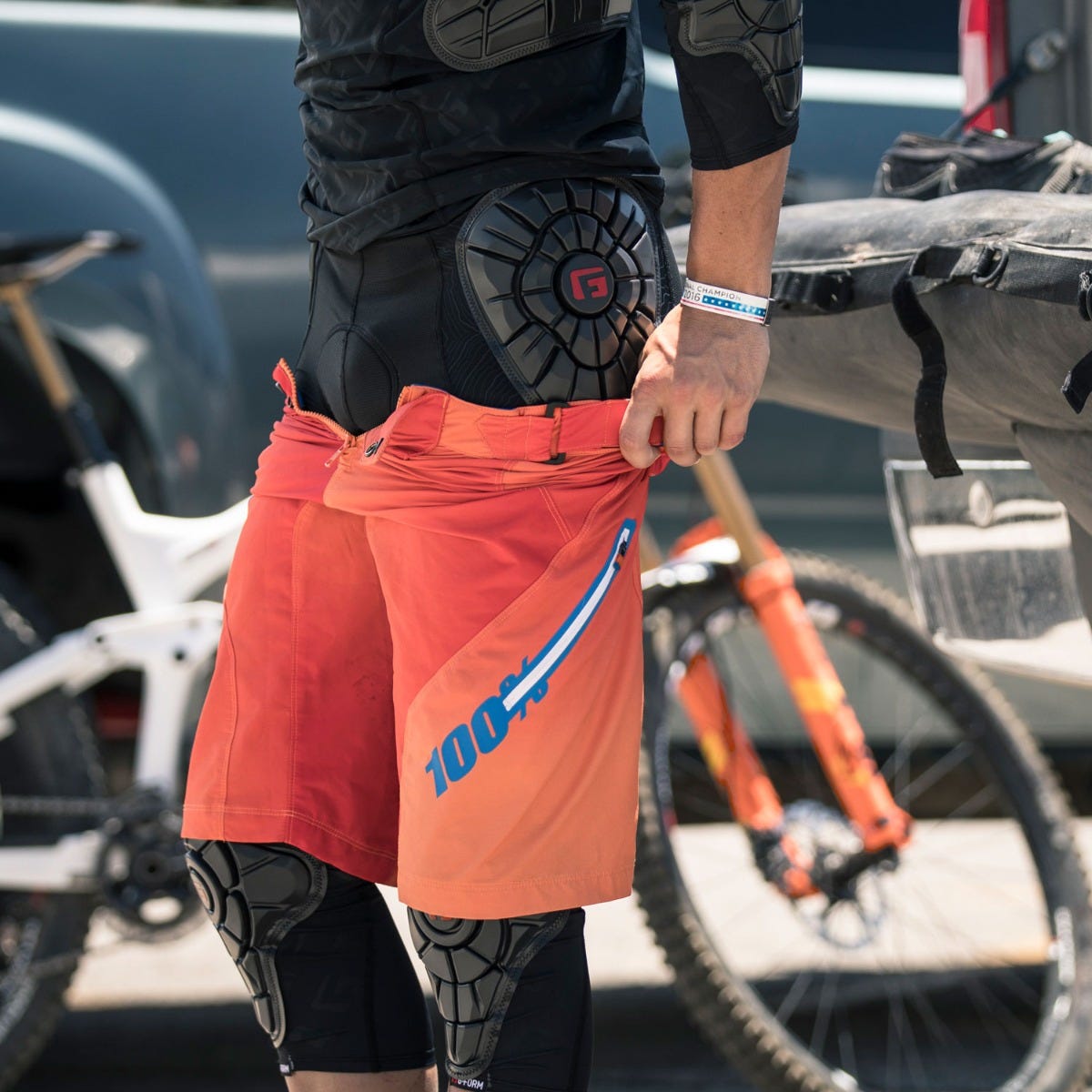 Padded Shorts Mens Mountain Bike Shorts With Liner Cargo Shorts