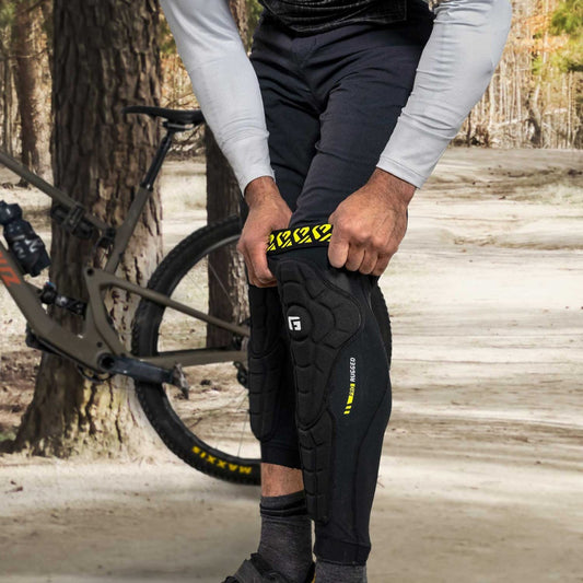 Pro-Rugged 2 Knee Shin Guard Pads Protections Machine Washable Heavy Duty Tear Resistant Youth Adult