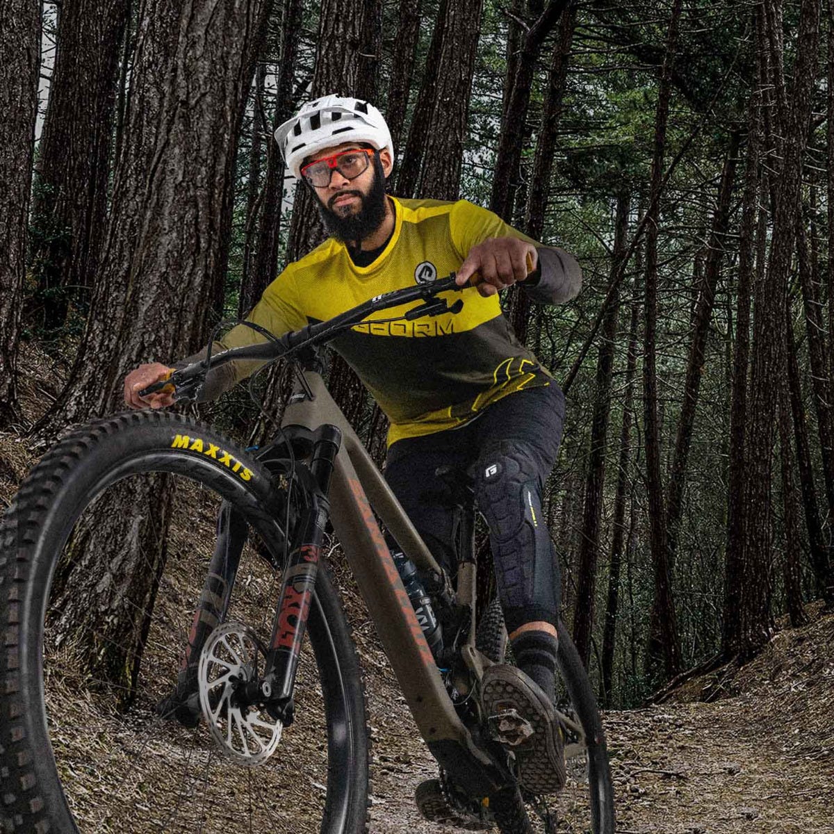 Trail Knee Protection Mountain Biking Trail Mountain Biking Knee